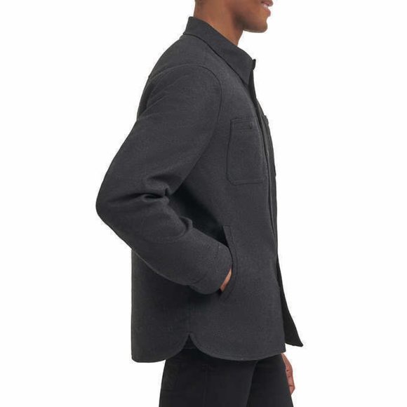 G.H. Bass & Co. Men's Wool Blend Sherpa Lined Jacket Coat Size XXL Gray Warm NEW - Picture 5 of 16